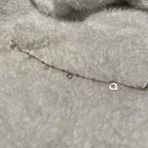 Sterling Silver Heart Bracelet